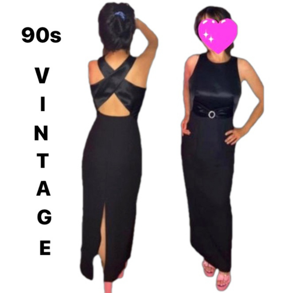 🌷 Ever Beauty 🌷 Stunning Elegant Rhinestone Evening Dress Vintage 90s​